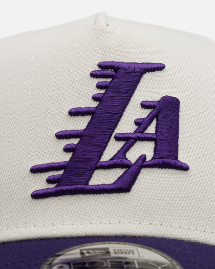 New Era Los Angeles Lakers 'Purple Haze 2.0' 9FORTY A-Frame Snapback Chrome/Purple