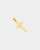 Saint Morta Textured Cross Pendant Gold