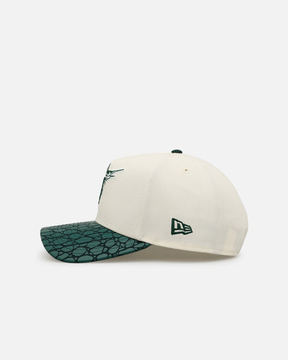 New Era  Florida Marlins 'Croc Skin 2.0' 9FORTY A-Frame Snapback Chrome/Dark Green