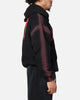 The Anti Order Mosh Boxy Hoodie Sunfade Black/Red