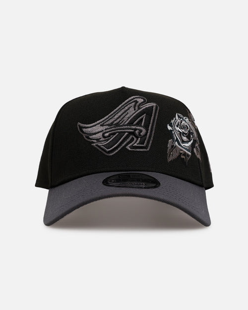 New Era Los Angeles Angels 'Stealth Roses' 9FORTY A-Frame Snapback Black
