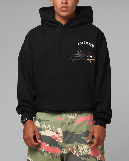 Loiter Star Global Hoodie Black