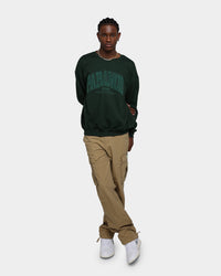Rats Get Fat Paranoid Crewneck Military Green