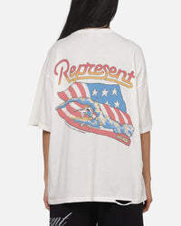 Represent Beach Boys Americas Band T-Shirt Flat White