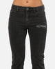 Ed Hardy Women's Tiger Bootcut Jeans Washed Black