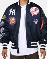 New Era X Alpha Series X MLB New York Yankees MA-1 Bomber Jacket Navy
