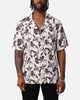 XXIII Floral Textured Button Up Shirt White/Black