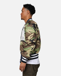 New Era X Alpha Series X MLB Houston Astros MA-1 Bomber Jacket Navy