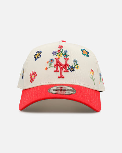 New Era New York Mets Summer Flowers 3.0 9FORTY A-Frame Snapback Pink