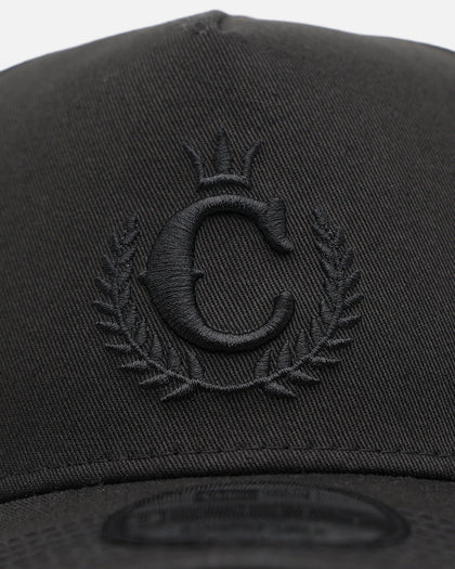 New Era X Culture Kings 9FORTY A-Frame Snapback Black/Black