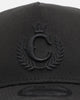 New Era X Culture Kings 9FORTY A-Frame Snapback Black/Black