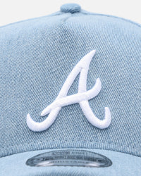 New Era Atlanta Braves 'Denim' 9FORTY A-Frame Snapback Denim/Wheat/White