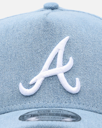 New Era Atlanta Braves 'Denim' 9FORTY A-Frame Snapback Denim/Wheat/White