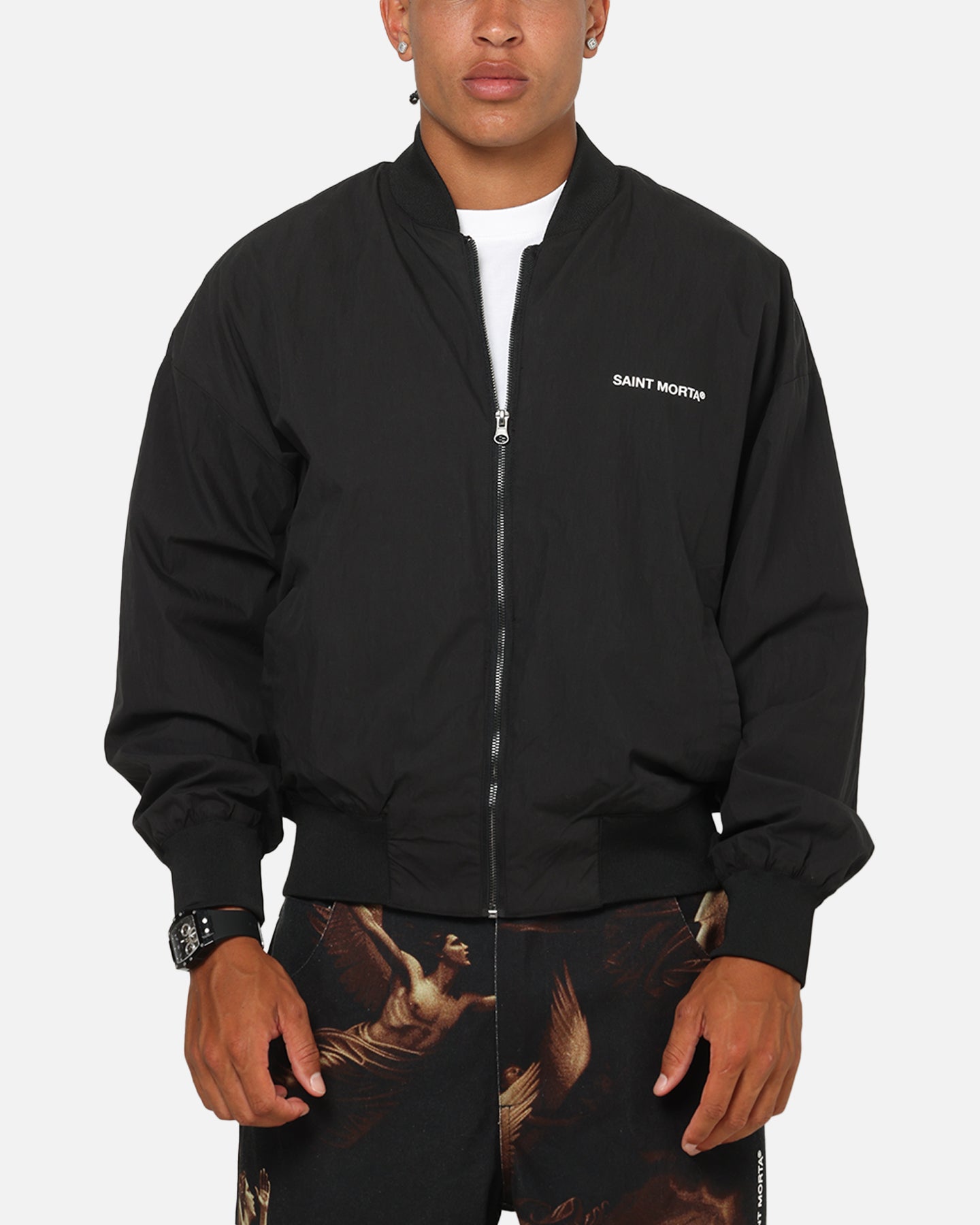 [希少]NO MASS PROD CRUCIFIED BOMBER JACKET 希少]NO MASS PROD CRUCIFIED BOMBER JACKET NO MASS PROD. CRUCIFIED
