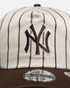 New Era New York Yankees 'Washed Stone Walnut' 19TWENTY Snapback Brown Pinstripe