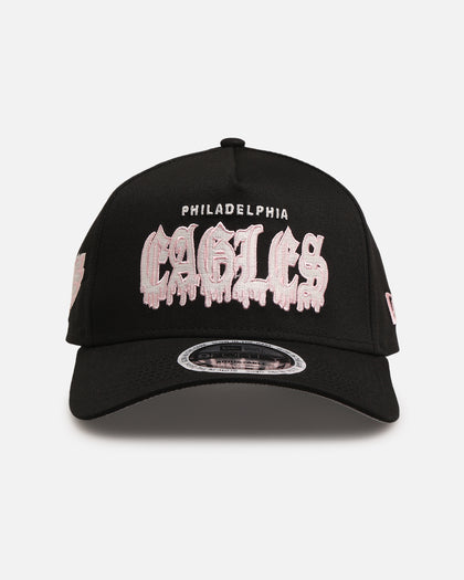 New Era Philadelphia Eagles 'Drip Glow Script' 9FORTY A-Frame Snapback Black/Pink
