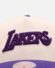 Mitchell & Ness Los Angeles Lakers 'Chainstitch Wordmark' Pro Pinch Snapback Purple