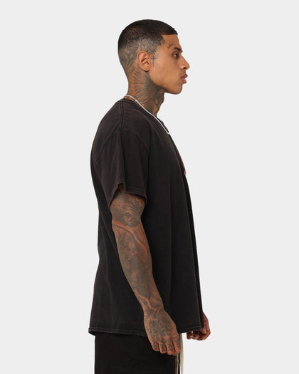 Goat Crew Removalist Vintage T-Shirt Black Wash