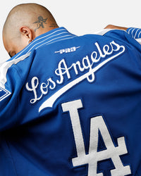 Pro Standard Los Angeles Dodgers Double Knit Jacket Blue