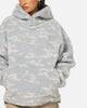 Carre Sherpa Hooded Jumper Snow Camo