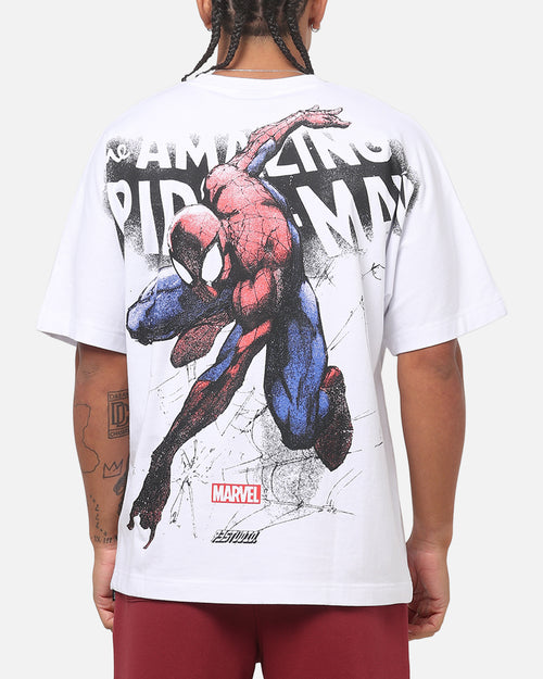 73Studio Marvel Spider-Man All Over Print T-Shirt White