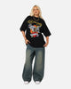Ed Hardy Stay True Rhinestone T-Shirt Black