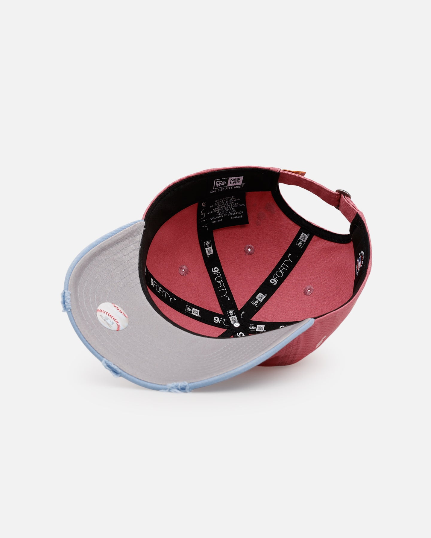 New Era New York Yankees 'Seasoned' 9FORTY A-Frame Strapback Pink