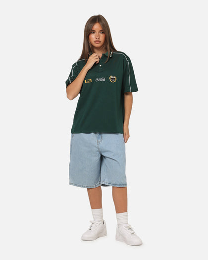 Carre Carré X Coca Cola Club Crest Polo Shirt Dark Green