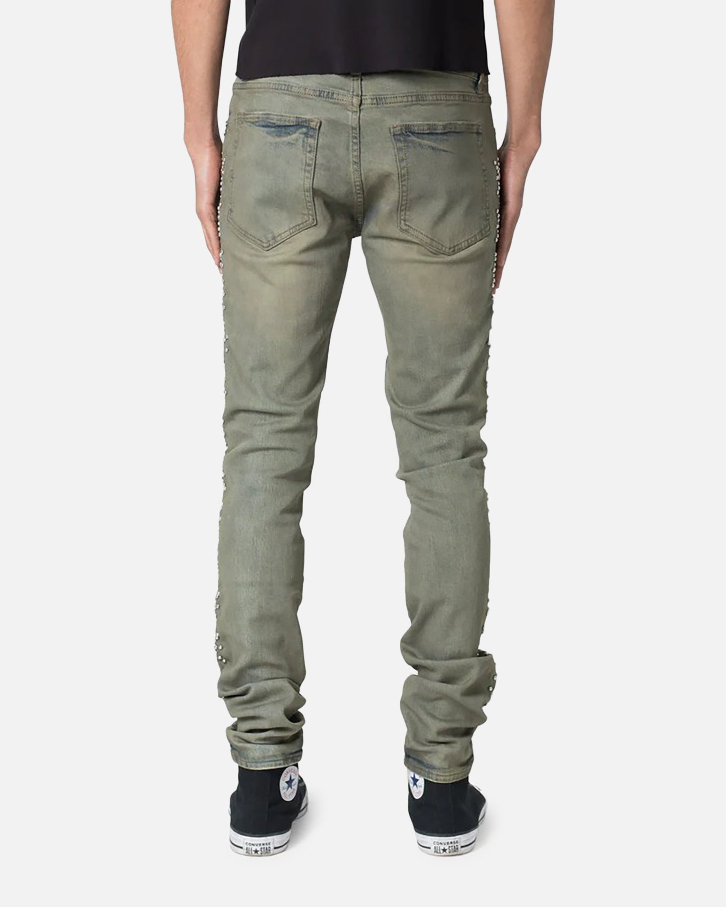 MNML X620 Studded Skinny Denim Jean Blue | Culture Kings US