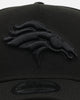 New Era Denver Broncos 'Black On Black' 9FORTY A-Frame Snapback Black/Black
