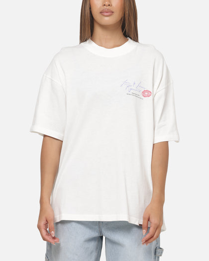 Represent Love And Kisses T-Shirt Flat White