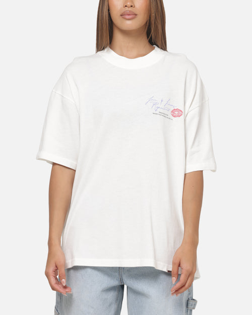Represent Love And Kisses T-Shirt Flat White