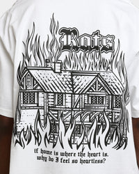 Rats Get Fat Rats Heartless T-Shirt White