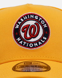 New Era Washington Nationals 'Sunshine' 9FORTY A-Frame Snapback Canary