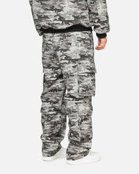 Carre Camo Baggy Pants Black Camo