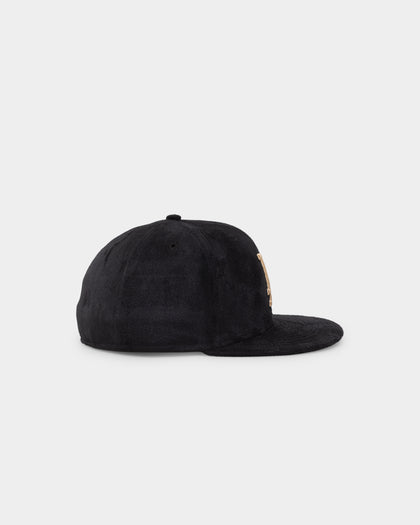 New Era Los Angeles Dodgers 'Black Tan Suede' 59FIFTY Fitted Black/Tan