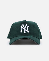 New Era New York Yankees 'Dark Green Cord' 9FORTY A-Frame Corduroy Snapback Dark Green