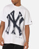 New Era New York Yankees Oversized Paint T-Shirt White