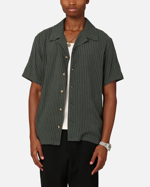 XXIII Nicholas Button Up Shirt Green/White