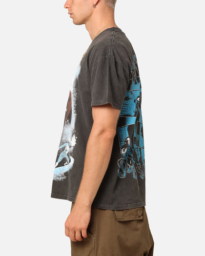 73Studio X Pixar Frozone Heavyweight T-Shirt Black Wash