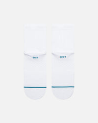 Stance NBA Logoman Quarter Socks White/Red
