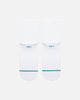Stance NBA Logoman Quarter Socks White/Red
