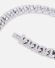 Saint Morta Baguette Interlink Chain Iced White Gold