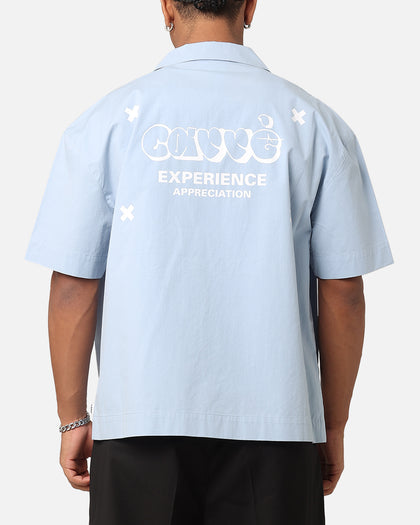 Carre Rose Experience Button Up Shirt Blue