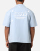 Carre Rose Experience Button Up Shirt Blue