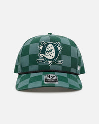 47 Brand Anaheim Ducks 'Checkerboard' 47 Hitch Snapback Green