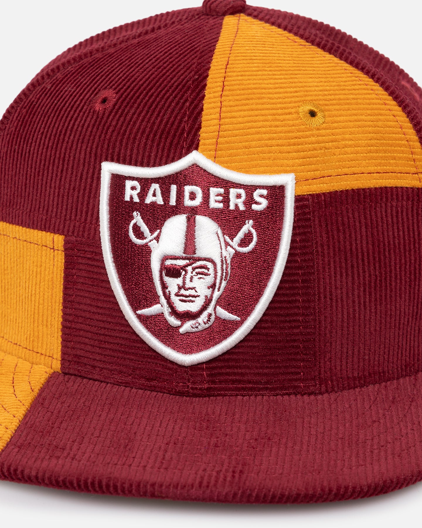 New Era Las Vegas Raiders 'Maroon Patchwork Corduroy' 59FIFTY