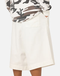 XXIII Wide Leg Denim Shorts Off White