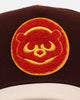 New Era Chicago Cubs 'Members Only' 9FORTY A-Frame Snapback Brown