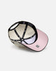 New Era Los Angeles Lakers "Chrome Black Pink" 9Forty A-Frame Snapback White